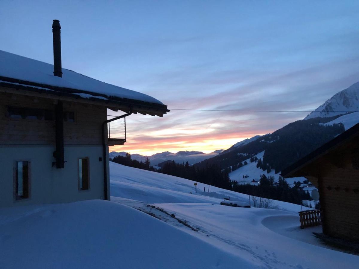 Alpine Dream Chalet With Spa Close To Lake Geneva Les Mosses Екстериор снимка