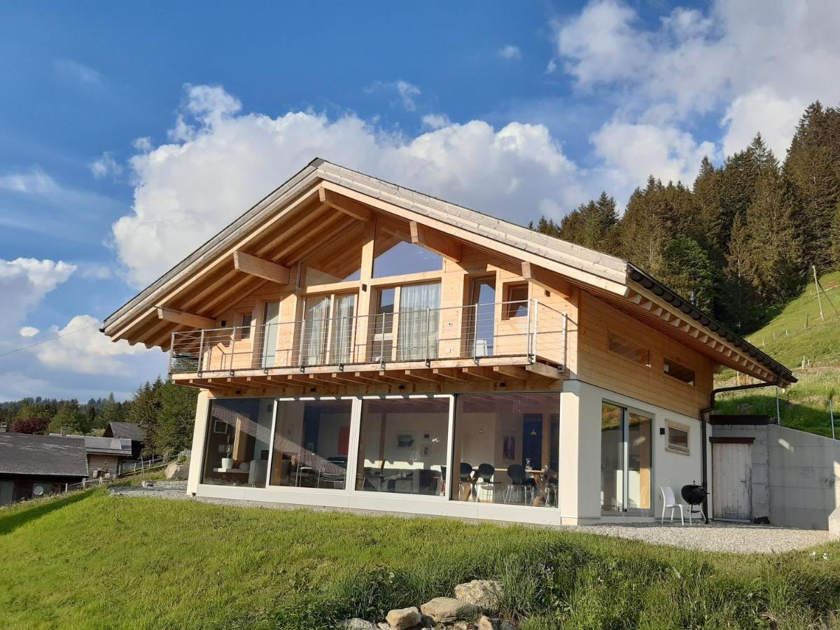 Alpine Dream Chalet With Spa Close To Lake Geneva Les Mosses Екстериор снимка