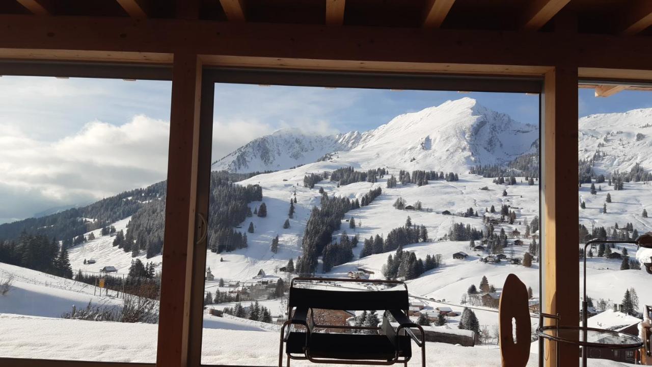 Alpine Dream Chalet With Spa Close To Lake Geneva Les Mosses Екстериор снимка